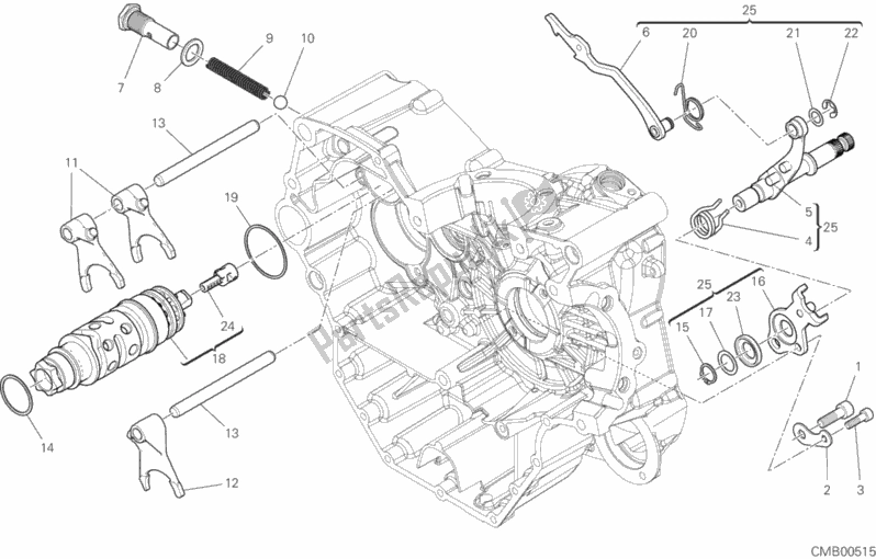 All parts for the Shift Cam - Fork of the Ducati Scrambler 1100 Sport Thailand USA 2019